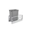 Rev-A-Shelf Aluminum, Silver, 10.75 in W, 19.25 in H, 21.94 in D, 21.94 in L, Silver 5349-15DM-117 - alternate 1